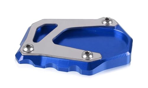HATSVTGR Ständer-Vergrößerungsplatte Für Suzuki GSX-8R GSX8R GSX 8 R 2023 2024 2025 GSX 8R Motorrad-Seitenständervergrößerung Ständerpolster(Blau) von HATSVTGR