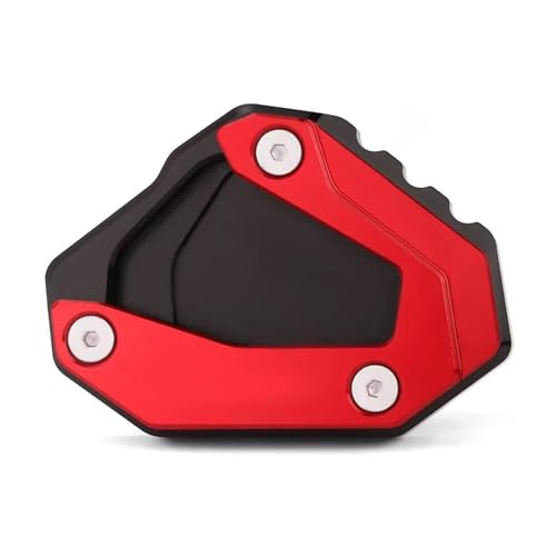 HATSVTGR Ständer-Vergrößerungsplatte Für Y&amaha MT10 MT10SP MT-10 SP YZFR1 YZF R1 R1M Fuß-Seitenständer-Verlängerungsplatte Motorradzubehör Ständerpolster(Rot) von HATSVTGR