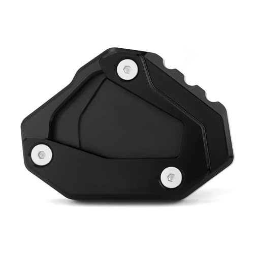 HATSVTGR Ständer-Vergrößerungsplatte Für Y&amaha MT10 MT10SP MT-10 SP YZFR1 YZF R1 R1M Fuß-Seitenständer-Verlängerungsplatte Motorradzubehör Ständerpolster(Schwarz) von HATSVTGR