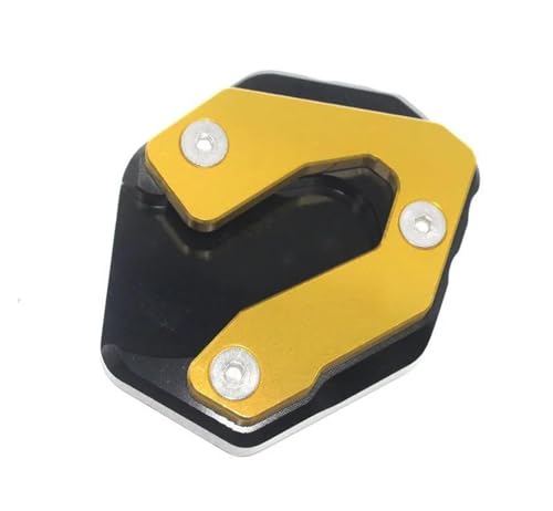 HATSVTGR Ständer-Vergrößerungsplatte Für YZFR7 YZF R7 2021 2022 YZF-R7 Motorrad Seitenständer-Vergrößerungsplatte Zubehör Ständerpolster(Gold) von HATSVTGR