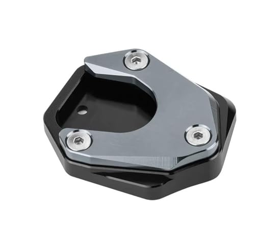 HATSVTGR Ständer-Vergrößerungsplatte Kickstand Fuß Seitenständer Vergrößerungsverlängerungsplatte Für CBR650R CB650R Cbr650r 2019-2023 2022 2021 Motorradzubehör Ständerpolster(Grau) von HATSVTGR