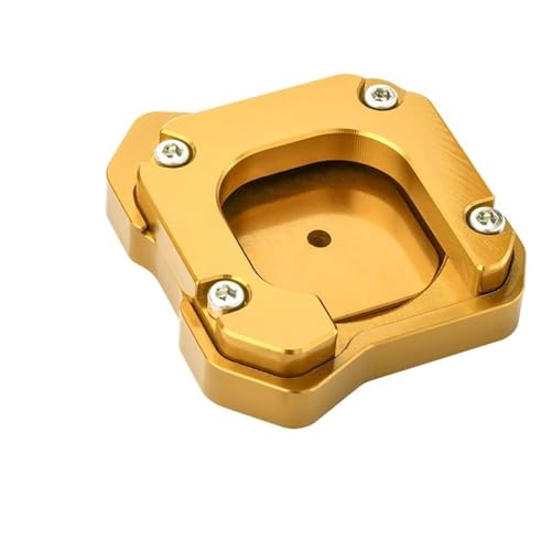 HATSVTGR Ständer-Vergrößerungsplatte Mittelständer-Unterstützung Motor Mittelständer Fuß Ständer Extender Schuhpolster Zubehör Für Y&amaha Xmax 300 250 125 X-MAX2006-Present Ständerpolster(Gold) von HATSVTGR