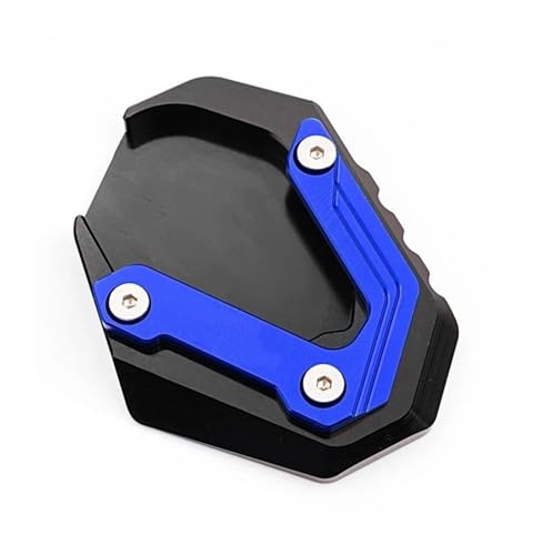 HATSVTGR Ständer-Vergrößerungsplatte Motorrad Kickstand Seite Stehen Verlängerung Pad Enlarger Unterstützung Platte Für Cfmoto CF 450MT 450 Für MT MT450 2024 2025 Ständerpolster(Dunkelblau) von HATSVTGR