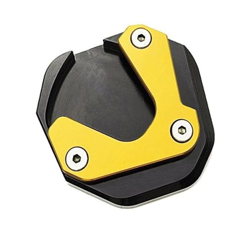 HATSVTGR Ständer-Vergrößerungsplatte Motorrad Kickstand Seite Stehen Verlängerung Pad Vergrößerungs Platte Für X ADV XADV X-ADV 750 XADV750 2017-2023 2024 2025 Ständerpolster(Gold,2017-2020) von HATSVTGR