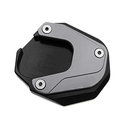 HATSVTGR Ständer-Vergrößerungsplatte Motorrad Kickstand Seite Stehen Verlängerung Pad Vergrößerungs Platte Für X ADV XADV X-ADV 750 XADV750 2017-2023 2024 2025 Ständerpolster(Grau,2021–2025) von HATSVTGR