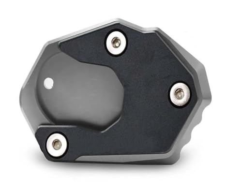 HATSVTGR Ständer-Vergrößerungsplatte Motorrad Seitenständer Extension Pad Ständer Vergrößern Für Z1000 2010-2019 Z1000SX Für Ninja 1000 2011-2016 Ständerpolster(Grau) von HATSVTGR