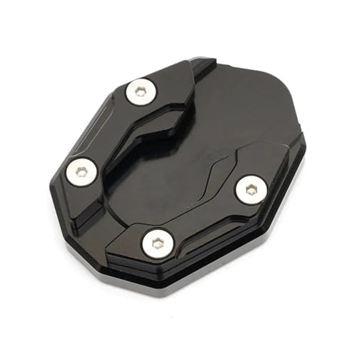HATSVTGR Ständer-Vergrößerungsplatte Motorrad Seitenständer Vergrößerer Ständer Vergrößern Platte Pad Für PCX 160 150 125 PCX150 PCX160 PCX125 Ständerpolster(Schwarz) von HATSVTGR