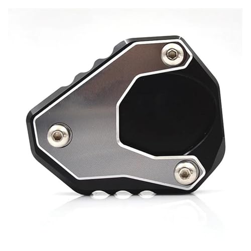 HATSVTGR Ständer-Vergrößerungsplatte Motorrad-Seitenständer-Vergrößerungsplatte Für Kawasaki ZH2 Z H2 ZH 2 2019 2020 2021 Ständerpolster(Dunkelgrau) von HATSVTGR