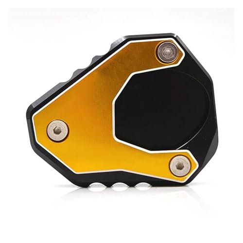 HATSVTGR Ständer-Vergrößerungsplatte Motorrad-Seitenständer-Vergrößerungsplatte Für Kawasaki ZH2 Z H2 ZH 2 2019 2020 2021 Ständerpolster(Gold) von HATSVTGR