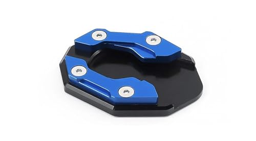 HATSVTGR Ständer-Vergrößerungsplatte Motorrad Seitenständer Verlängerung Fußstütze Vergrößern Platte Für CB190R CB 190R CB190X CB190SS 190X 190SS 190 CB190 Ständerpolster(Blau) von HATSVTGR