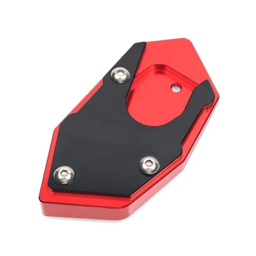 HATSVTGR Ständer-Vergrößerungsplatte Motorrad-Seitenständer-Verlängerungsplatte Für CBR650R CB CBR 650R CB650R CBR650 R Ständerpolster(Rot) von HATSVTGR