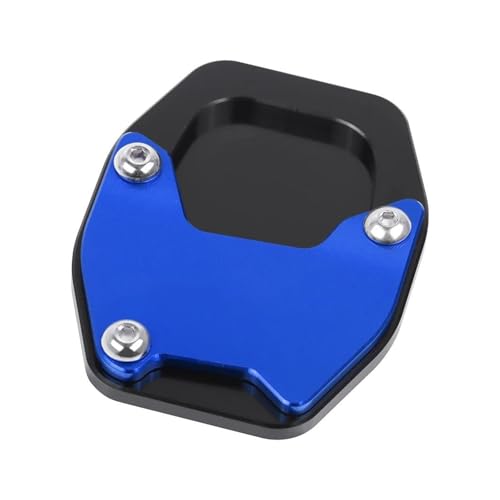 HATSVTGR Ständer-Vergrößerungsplatte Motorrad-Ständer-Verlängerungspolster Fuß-Seitenständer-Verlängerungsplatte Für X-ADV750 XADV 750 NC750X NC 750X 2021 2022 2023 Ständerpolster(Blau) von HATSVTGR