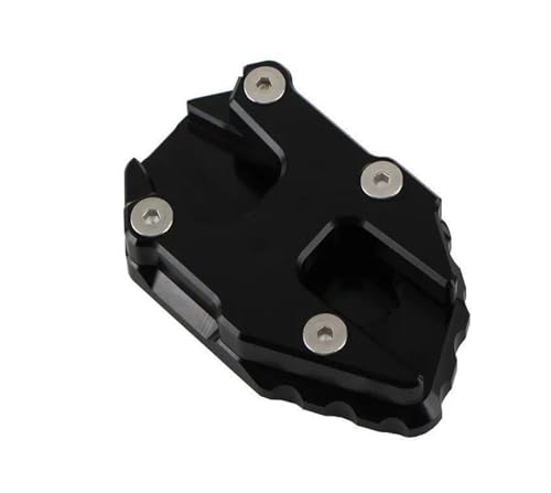 HATSVTGR Ständer-Vergrößerungsplatte Motorrad-Ständerfuß-Seitenständer-Verlängerungspolster-Stützplatte Vergrößern Sie Den Ständer Für CBF190TR CB 190TR CB190SS CB190 SS Ständerpolster(Schwarz) von HATSVTGR