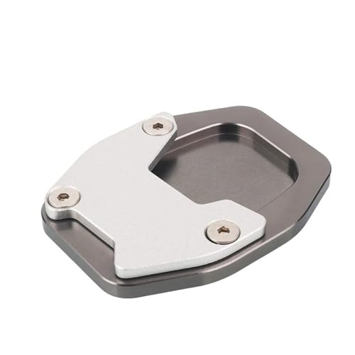 HATSVTGR Ständer-Vergrößerungsplatte Motorrad Zubehör Für Forza750 Für Forza 750 2021 2022 2023 Ständer Seitenständer Stehen Verlängerung Enlarger Pad Ständerpolster(Titan) von HATSVTGR