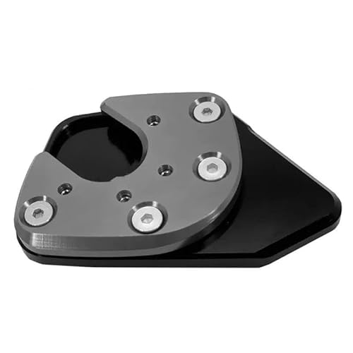 HATSVTGR Ständer-Vergrößerungsplatte Motorradzubehör Für XADV X-ADV 750 2014–2023 X ADV Fuß-Seitenständerplatte Seitenständervergrößerung Ständerpolster(Grau) von HATSVTGR