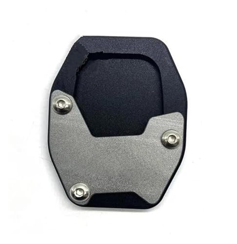 HATSVTGR Ständer-Vergrößerungsplatte Motorradzubehör Seitenständer-Pad-Platte Ständervergrößerungsunterstützungserweiterung Für Forza750 XADV750 2021 2022 Ständerpolster(Grau) von HATSVTGR