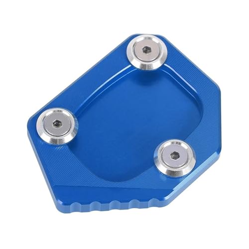 HATSVTGR Ständer-Vergrößerungsplatte Ständerverlängerung Fuß Seitenständer Vergrößerungsplatte Pad Für VFR800X Für Crossrunner CBR650R CB500X CB300F CB300R CB125R Ständerpolster(Blau) von HATSVTGR