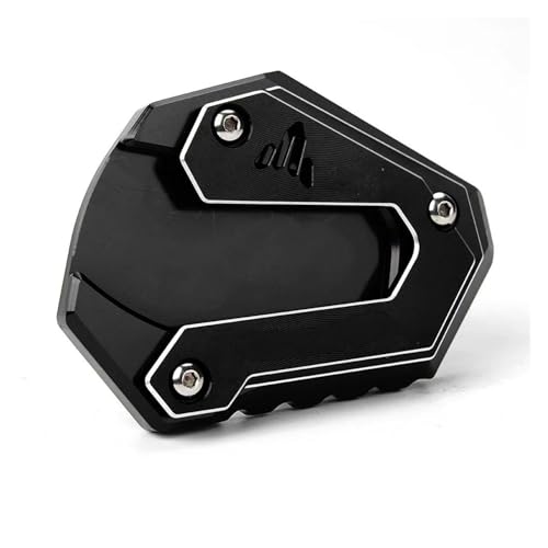 Ständer-Vergrößerungsplatte Motorrad-Ständerfuß-Seitenständer-Verlängerungspolster-Stützplatte Für Y&amaha R7 YZFR7 YZF-R7 2021-2025 R9 YZFR9 YZF-R9 2025 YZF R7 R9 Ständerpolster(Schwarz,1 STK) von HATSVTGR