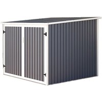 Hattoro Fahrradgarage Bicycle Fahrradhaus Fahrradbox Bike Box 5,6m³ Metall Dunkelgrau Hattoro Fahrradgarage Bicycle Fahrradhaus Fahrradbox Bike Box 5,6m³ Metall Dunkelgrau von HATTORO