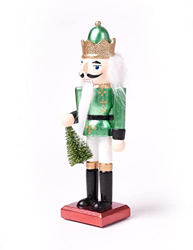HAUCOZE Weihnachten Statue Skulptur Nussknacker Figuren Geschenk Modern Dekor Arts Polyresin 25cm von HAUCOZE