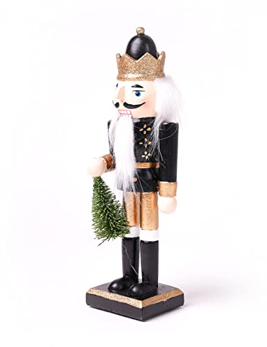 HAUCOZE Weihnachten Statue Skulptur Nussknacker Figuren Geschenk Modern Dekor Arts Polyresin 25cm von HAUCOZE