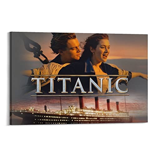 HAUHAU Titanic Filmposter (24) Leinwandbild Poster Wandkunst Dekorative Bild Drucke Moderne Dekoration 40 x 60 cm von HAUHAU