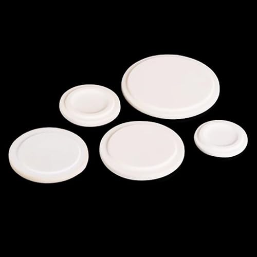 1 Stück 99% Aluminiumoxid-Runddeckel – Hochtemperaturbeständige Staubschutzhülle for den Einsatz im Labor und in der Industrie((14) D70xH6mm) von HAUJGG