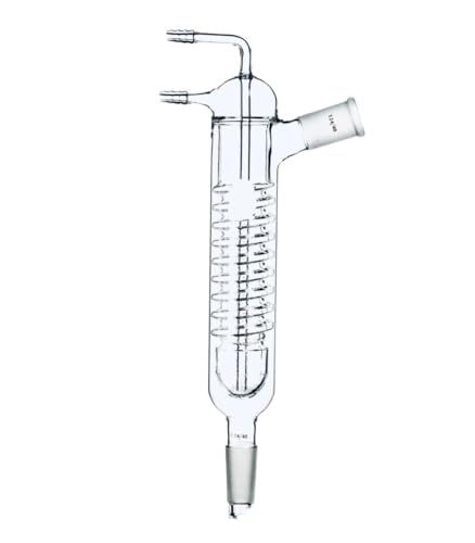 1 Stück C212440 Effizienter Kühler mit 24/40-Verbindung – Kondensator for den Laborgebrauch 1 Stück C212440 Effizienter Kühler mit 24/40-Verbindung – Kondensator for den Laborgebrauch von HAUJGG