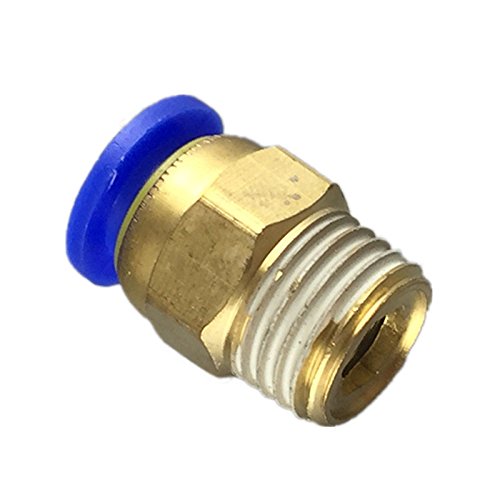 10-teiliges pneumatisches Steckmontageset, kompatibel mit PC6-01, PC6-02, PC8-01, PC8-02, PC4-m5, PC4-01, PC10-02, PC10-03(Pc6-03) von HAUJGG