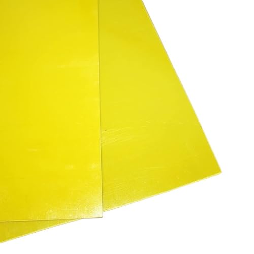 2 Stück 3240 Epoxidharz-Faser-Isolierplatte – hochtemperaturbeständig, 500 x 250 mm, for elektrische und mechanische Anwendungen(0.1mm-thick) von HAUJGG