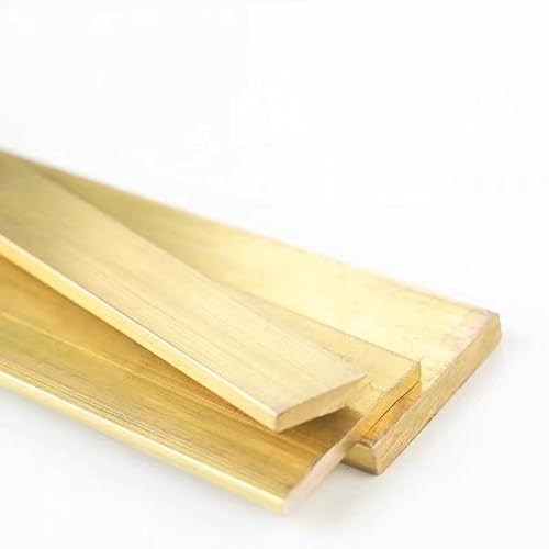 Bopaodao C360 Messing-Flachstange, 6 mm x 50 mm x 77,95 Zoll – anpassbare Metallstange for verschiedene Anwendungen(1Pcs 3mm x 25mm) von HAUJGG