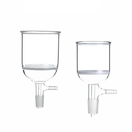 Büchner-Trichter aus Borosilikatglas – Saugfiltertrichter mit 24 mm Loch, 35 ml bis 1000 ml Fassungsvermögen, 1/PK(150ml) von HAUJGG