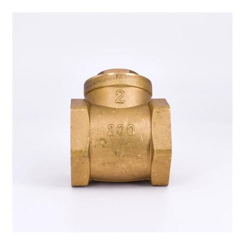 DN50 G2 BSPP Innengewinde Messing Rückschlagventil - Hochdruck Einwegventil, 79mm Länge, 4mm Dicke, 1pc DN50 G2 BSPP Innengewinde Messing Rückschlagventil - Hochdruck Einwegventil, 79mm Länge, 4mm Dicke, 1pc von HAUJGG