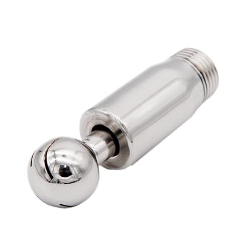 HAUJGG 1 Stück 1/2 Zoll NPT männlicher Mini-Sprühball, rotierender CIP – Tankreinigungsball aus Edelstahl 304 for Homebrew & Bar-Zubehör von HAUJGG