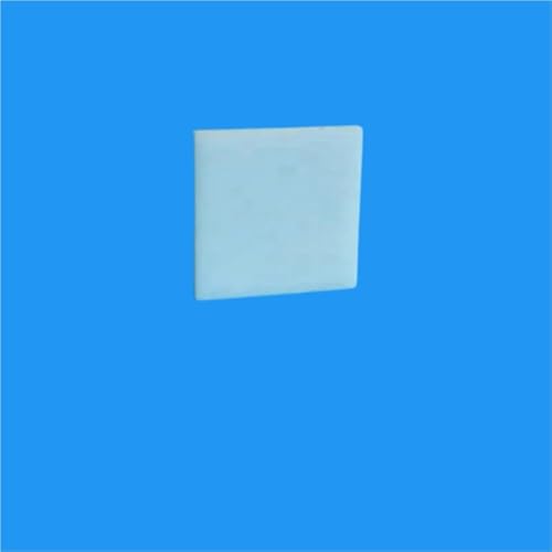 Quadratische Zirkonia-Keramikplatten mit hoher Zähigkeit – nicht poröse Substratplatte for industrielle Anwendungen (1 Stück)(20x20x0.2mm) von HAUJGG
