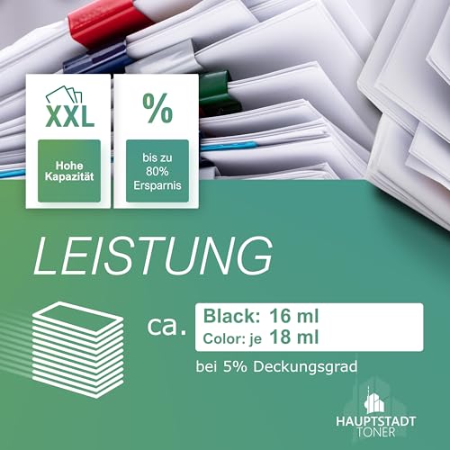 1x Hauptstadttoner Patrone kompatibel mit HP 4505 2510 ersetzt 301XL CMY Tinte Cartridge Tintenpatrone 1x Hauptstadttoner Patrone kompatibel mit HP 4505 2510 ersetzt 301XL CMY Tinte Cartridge Tintenpatrone von HAUPTSTADT TONER