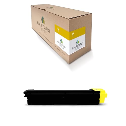 1x Hauptstadttoner Toner kompatibel mit Kyocera FS-C 2026 2126 2526 2626 5250 MFP DN Plus ersetzt 1T02KVANL0 TK-590Y von HAUPTSTADT TONER