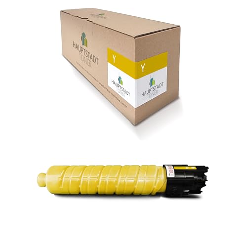 1x Hauptstadttoner Toner kompatibel mit Ricoh Aficio MP C 300 400 401 zsp SPF srsp zsrsp ht sp hw sr ersetzt 841302 841553 Yellow von HAUPTSTADT TONER