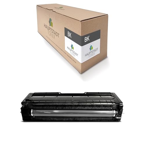 1x Hauptstadttoner Toner kompatibel mit Ricoh SP C 341 wie 407899 Black Schwarz Kartusche Patrone Cartridge von HAUPTSTADT TONER