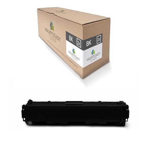 2X Hauptstadttoner Toner kompatibel kompatibel mit Canon I-Sensys MF 8030 8040 8050 8080 wie 716BK CRG-716BK Black von HAUPTSTADT TONER