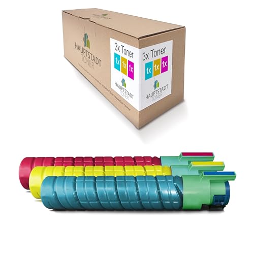 3X Hauptstadttoner Toner kompatibel mit Ricoh SP C420dn C411 C410 C411dn CL4000hdn C410dn CL4000dn CL4000 ersetzt TYPE145 TYPE245 Color von HAUPTSTADT TONER