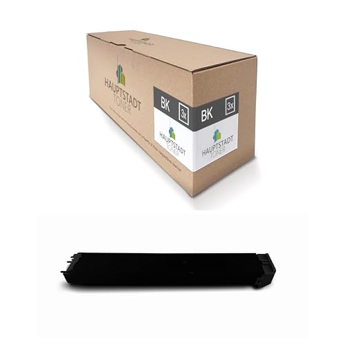 3X Hauptstadttoner Toner kompatibel mit Sharp MX3100N MX3100 MX2600 MX2600N MX2301 MX2301N ersetzt MX-31 GTBA MX31GTBA Black von HAUPTSTADT TONER