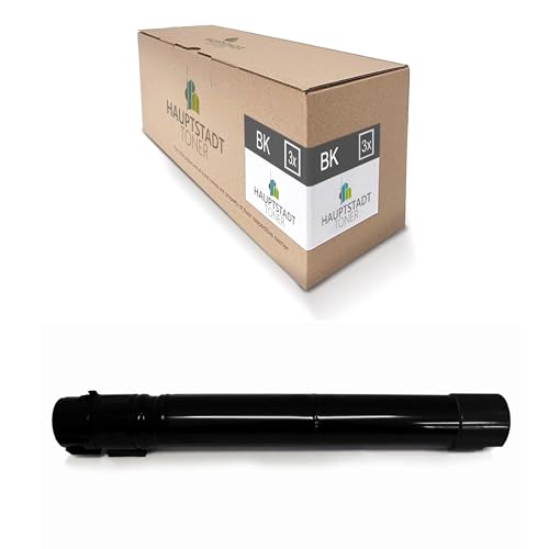 3X Hauptstadttoner Toner kompatibel mit kompatibel kompatibel mit Lexmark C 950 wie C950X2KG 0C950X2KG Black Schwarz von HAUPTSTADT TONER