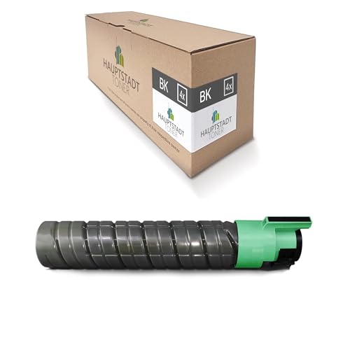 4X Hauptstadttoner Toner kompatibel mit Ricoh Aficio SP C 410 411 420 DN ersetzt 888280 TYPE245 Black von HAUPTSTADT TONER
