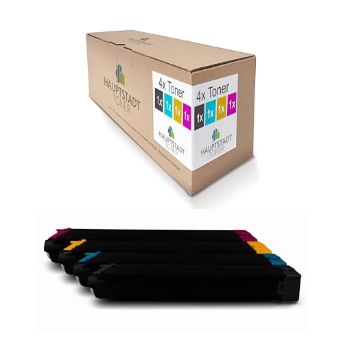 4X Hauptstadttoner Toner kompatibel mit Sharp MX-C 310 311 312 380 381 400 401 402 P SC ersetzt MXC-38 GT MXC38GT Set von HAUPTSTADT TONER