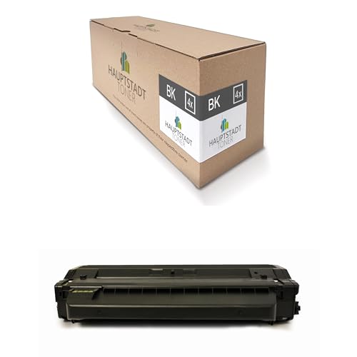 H.T. Toner 4X kompatibel für Samsung ML1910 ML1911 ML1915 ML2525 ML2526 ML2540 ML2545 ML2580 ML2581 ersetzt MLT-D1052L von HAUPTSTADT TONER