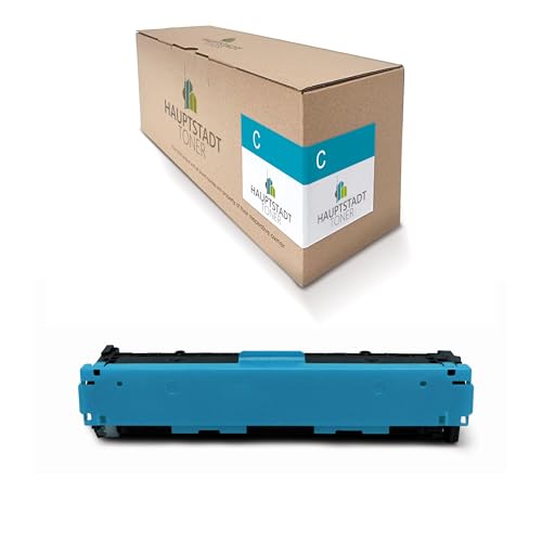 H.T. Toner kompatibel für HP Color Laserjet CP1210 CP1213 CP1214 CP1215 CP1216 CP1217 CM1312 CM1512 ersetzt CB541A 125A von HAUPTSTADT TONER