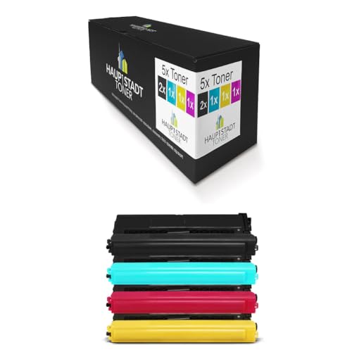 HAUPTSTADT TONER DarkSerie Toner 5X kompatibel für Brother MFC-L8690 MFC-L8900 ersetzt TN-421 TN421 Set von HAUPTSTADT TONER