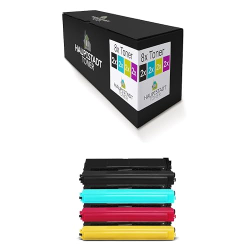 HAUPTSTADT TONER DarkSerie Toner 8X kompatibel für Brother HL-L8350CDWT HL-L8350CDW ersetzt TN-329 Black Cyan Magenta Yellow HAUPTSTADT TONER DarkSerie Toner 8X kompatibel für Brother HL-L8350CDWT HL-L8350CDW ersetzt TN-329 Black Cyan Magenta Yellow von HAUPTSTADT TONER