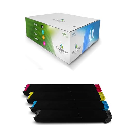 HAUPTSTADT TONER GreenSerie Toner 4X kompatibel für Sharp MX2010 MX2310 MX2614 MX3111 MX3114 ersetzt MX-23 GT MX23GT Set von HAUPTSTADT TONER